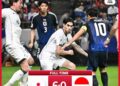 INDONESIA gagal menandingi Jepun pada aksi Kumpulan C Kelayakan Piala Dunia 2026.-IHSAN ASEAN FOOTBALL