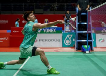 Leong Jun Hao sedia menggalas tugas sebagai perseorangan lelaki No. 1 Malaysia selepas Lee Zii Jia kehilangan posisinya itu dalam senarai ranking terkini Persekutuan Badminton Dunia (BWF). - UTUSAN/ISKANDAR ISHAK