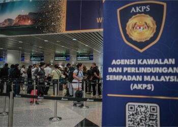 KLIA menjadi lalaun warga asing untuk masuk secara haram ke negara ini. - GAMBAR HIASAN