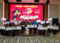 BARISAN penaja bergambar pada sidang akhbar MCKK Premier 7’s yang akan berlangsung 4 hingga 6 Julai ini di Kuala Kangsar, Perak.
