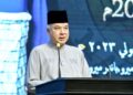 Sultan Nazrin Shah bertitah pada Majlis Sambutan Maal Hijrah 1447H peringkat negeri 
di Ipoh, malam tadi. – utusan/MUHAMAD NAZREEN SYAH MUSTHAFA