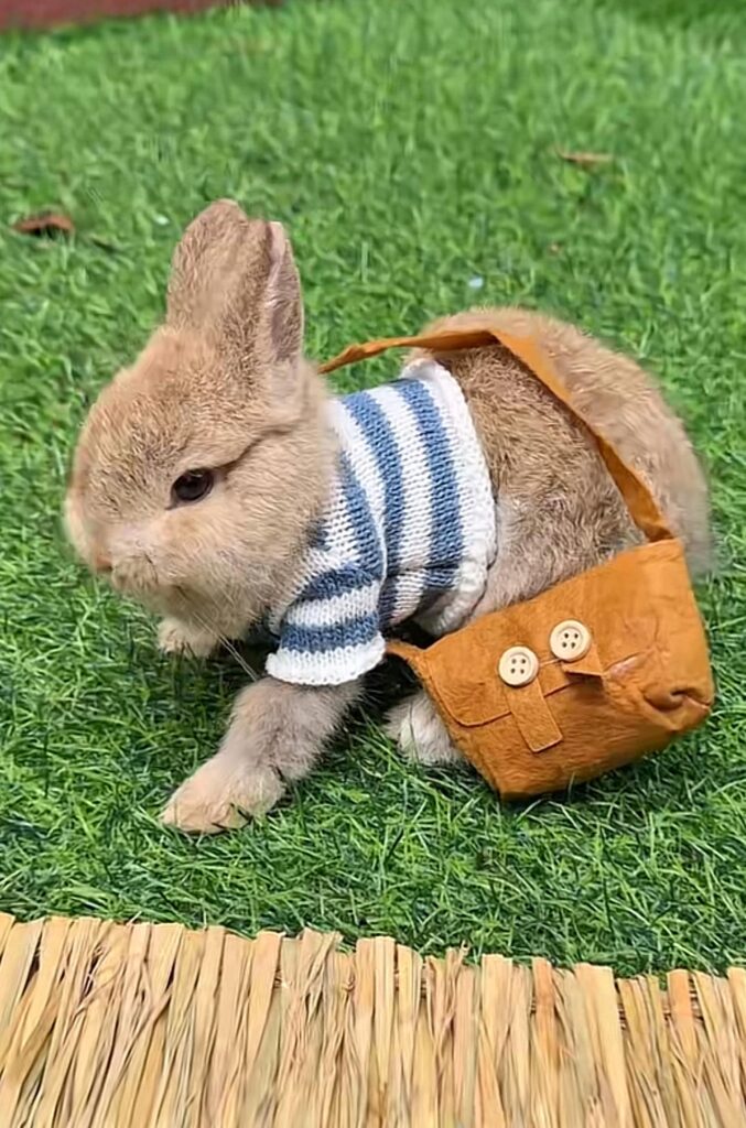 Sushi si arnab fashionista