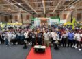 Ketua Setiausaha Kementerian Pertanian dan Keterjaminan Makanan, Datuk Seri Isham  Ishak, Ketua Pengarah MARDI, Datuk Dr. Mohamad Zabawi Abdul Ghani dan Pengerusi MARDI Corporation Sdn Bhd, Norhalim Sirome Bersama para peserta ShowTech MARDI 2025.