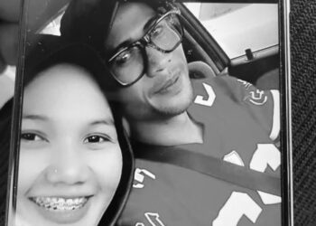 GAMBAR terakhir Muhammad Nasri Sulaiman dan Norafikaharanap Syafaruddin yang diambil ketika dalam perjalanan ke Johor Bahru, Johor.