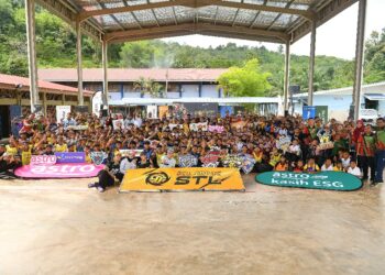 SERAMAI 400 orang pelajar SMK RPS, Bertau yang terlibat dalam Klinik STL pada sesi pertama musim ini