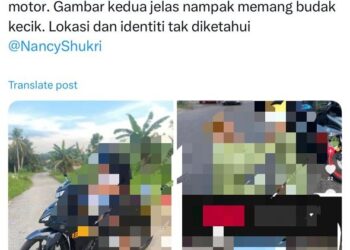 TANGKAP layar media sosial dikongsi pemilik akaun X @JatIkhwan yang mendedahkan kejadian seorang lelaki warga tempatan yang didakwa mencium kanak-kanak.-MEDIA SOSIAL