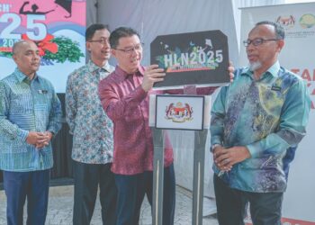 NGA Kor Ming merasmikan Majlis ‚ Soft Launch Sambutan Hari Landskap Negara Peringkat Kebangsaan 2025 (HLN 2025) di Taman Persahabatan China-Malaysia, Putrajaya, kelmarin.