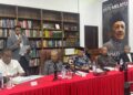 DR. MAHATHIR Mohamad dalam sidang media Sekretariat Pertahanan Sistem Kehakiman di Kuala Lumpur.