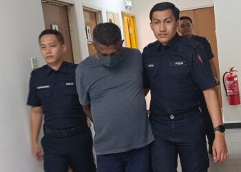 MUHAMMAD FIRDAUS Abdullah dituduh mengugut pengamal media di Mahkamah Majistret Jenayah  Johor Bahru.