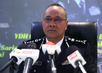 NOOR Hisam Nordin dalam sidang akhbar di Ipoh hari ini. - UTUSAN