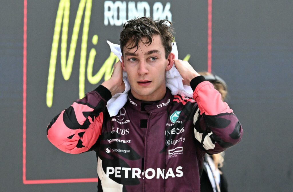 ‘Pressure on Antonelli’s shoulders, not mine’ – George Russell
