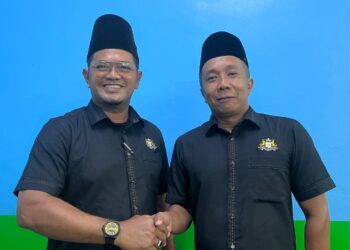 NORZAM MOHD AMIN (kiri) dan Mohammad Nazreel ketika ditemui Utusan Malaysia hari ini.
