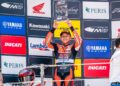 Qabil Irfan muncul selaku naib juara dalam perlumbaan 1 dan 2 bagi kategori ESBK Talent pada Kejuaraan Superbike Sepanyol 2025 di Litar Motorland Aragon, Sepanyol, semalam. - Ihsan SIC Racing