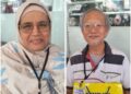 DARI kiri (Saleha Ahmad dan Wong Kok Kee)