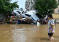 KEADAAN banjir di Beijing yang meragut puluhan nyawa. - AFP