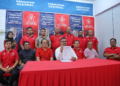 BADRUL Hisham Shaharin pada sidang akhbaR  di Pejabat Bersatu Bahagian Port Dickson hari ini. - UTUSAN/MOHD SHAHJEHAN MAAMIN