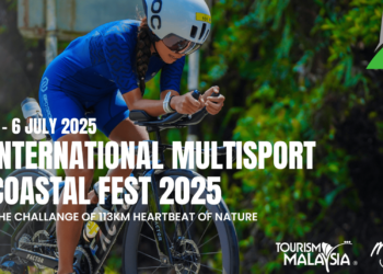 ACARA triathlon yang menggabungkan disiplin renang, berbasikal dan larian itu turut menjadi platform terbaik mempromosikan gaya hidup sihat, selain menyokong inisiatif Tahun Melawat Johor 2026.