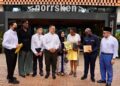 TUANKU Syed Faizuddin Putra Jamalullail (empat dari kiri) dan Tuanku Dr Hajah Lailatul Shahreen Akashah Khalil (empat dari kanan) berkenan mengadakan lawatan ke Norrsken House Kigali, Rwanda, baru-baru ini. -UTUSAN