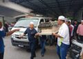 JENAZAH Allahyarham Isnaini Mohd. dan Muhammad Al Amin Khairul Syahmi dibawa ke Tanah Perkuburan  Islam Teluk Pasu selepas selesai disolatkan di Masjid Teluk Pasu, Kuala Nerus, Terengganu. - UTUSAN ERMA YUSNIDA JUSOH