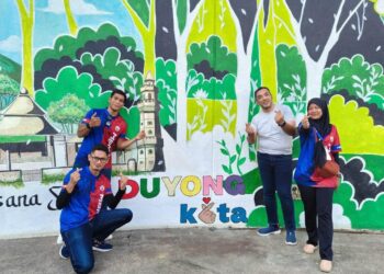 MURAL berinspirasikan flora dan sejarah Bukit Serindit kini menghiasi Taman Bandaraya sebagai simbol keharmonian alam, tamadun dan warisan Melaka yang terus dilestarikan.