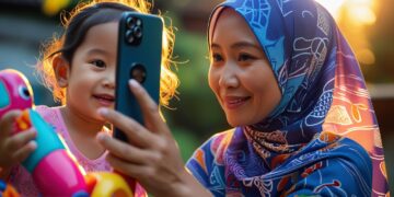 sharenting (sharing parenting moments) secara berlebihan di media sosial mendedahkan anak kecil kepada pedofilia atau pemangsa seksual kanak-kanak. – GAMBAR JANAAN AI