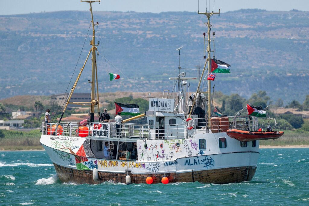 Aktivis proPalestin belayar dari Itali ke Gaza bawa bantuan kemanusiaan