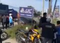 TANGKAP layar video tular yang memaparkan keadaan sebuah Proton Saga dipandu kanak-kanak berusia 11 tahun terbabas dekat ke dalam longkang dekat Jalan Telok Gong, Pelabuhan Klang, Selangor, kelmarin.