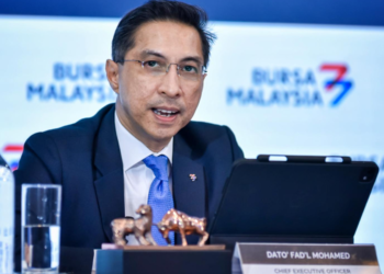 FAD’L Mohamed ketika Taklimat media keputusan kewangan Bursa Malaysia 1H2025 Kuala Lumpur hari ini. - UTUSAN/M. FIRDAUS M. JOHARI