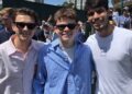 PELAKON watak Spiderman, Tom Holland (kiri) bergambar dengan Carlos Alcaraz (kanan) selepas perlawanan suku akhir Kejohanan Tenis Wimbledon di London, hari ini. - INSTAGRAM TOM HOLLAND