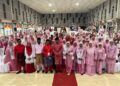 MOHD. Sharkar Shamsudin (tengah) Merasmikan Mesyuarat Pergerakan Puteri UMNO Bahagian Tanjung Karang, Kuala Selangor di Selangor.