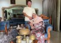 PENULIS dibawa Hafiz Hisan bertemu emak saudaranya di Bota Kiri, Perak untuk mendengar kisah lama.