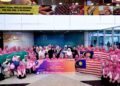 KUMPULAN Orkestra Sekolah Seri Puteri, SPWinds yang menerima Anugerah Emas dalam Festival Orkestra Dunia ke-11, di KLIA, malam tadi.