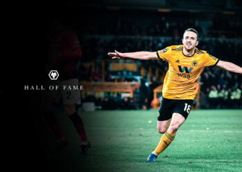 BINTANG sayap Liverpool, Diogo Jota diabadikan dalam Hall of Fame pasukan Liga Perdana Inggeris (EPL) Wolverhampton Wanderers selepas terbabit dalam kemalangan maut di Sepanyol bersama adiknya, Andre. - IHSAN WOLVERHAMPTON WANDERERS