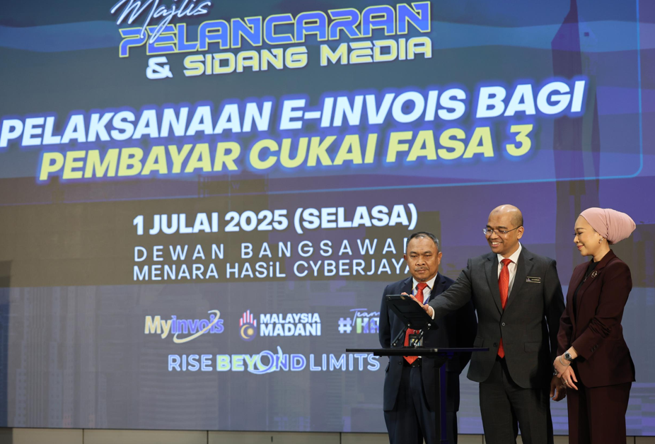E-Invois fasa 3 sasar pembayar cukai dengan hasil RM5j – RM25j
