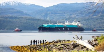 KARGO gas asli cecair (LNG) pertama Petronas dari kemudahan LNG Canada yang baru beroperasi di Kitimat, British Columbia (B.C.), Kanada.