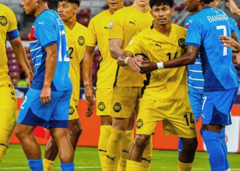 SKUAD Bawah 23 tahun negara tewas kepada Filipina pada aksi pertama Kumpulan A Piala ASEAN B-23 di Stadium Gelora Bung Karno, Jakarta sebentar tadi.-IHSAN MALAYSIA NT