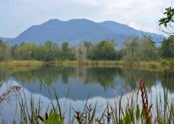 TASIK Cermin mampu menjadi destinasi tumpuan baharu pelancong di Bukit Ibam, Rompin, Pahang.