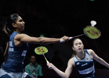 Pearly Tan-M. Thinaah mengakui aksi mereka belum mencapai tahap yang memuaskan menjelang perlawanan suku akhir Terbuka China, hari ini. - AFP