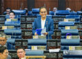 DZULKEFLY Ahmad pada Mesyuarat Kedua, Penggal Keempat Parlimen ke-15 Persidangan Dewan Rakyat di Bangunan Parlimen semalam.. - JABATAN PENERANGAN MALAYSIA