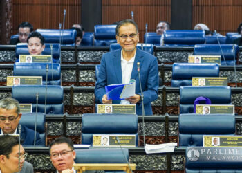 DZULKEFLY Ahmad pada Mesyuarat Kedua, Penggal Keempat Parlimen ke-15 Persidangan Dewan Rakyat di Bangunan Parlimen semalam.. - JABATAN PENERANGAN MALAYSIA