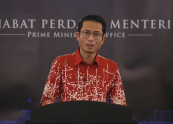 TUNKU Nashrul Abaidah ketika berucap pada Taklimat Harian Pejabat Perdana Menteri hari ini.
