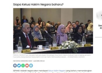 PELANTIKAN Ke­tua Hakim Negara perlu di­la­kukan serta-merta supaya tidak menjejaskan perjalanan dan pen­tadbiran sistem kehakiman Malaysia.