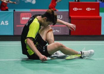 Ng Tze Yong selamat menjalani pembedahan anterior cruciate ligament (ACL) di Pusat Perubatan Aspetar di Doha, Qatar kelmarin. - UTUSAN/SHIDDIEQIIN ZON