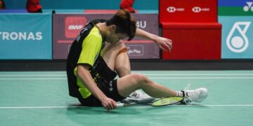 Ng Tze Yong selamat menjalani pembedahan anterior cruciate ligament (ACL) di Pusat Perubatan Aspetar di Doha, Qatar kelmarin. - UTUSAN/SHIDDIEQIIN ZON