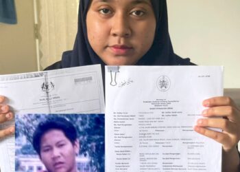 MOHD. Faiza Mat Yaman (Gambar kecil) dicari untuk menjadi wali pernikahan anak kandungnya, Nur Amylia Zulaikha di Kampung Pulau Serai, Dungun di Terengganu.