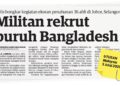 LAPORAN muka hadapan Utusan Malaysia semalam.