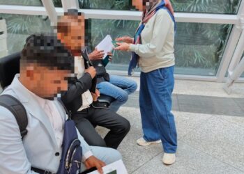 PELAWAT asing yang ditahan dalam Operasi yang dijalankan bermula 3 petang hingga 10 malam pada Jumaat lalu,