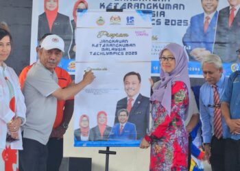 DATUK Mohammad Yusof ketika menghadiri program Jangkauan Keterangkuman Malaysia Techlympics 2025 baru-baru ini.