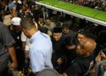 MAHATHIR Mohamad hadir ke Himpunan Mandat Negarawan yang dianjurkan PN di SSAH, Suka Menanti di Alor Setar. - UTUSAN/ SHAHIR NOORDIN