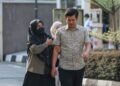 ISMANIRA Abdul Manaf dan Zaim Ikhwan Zahari hadir ke Mahkamah Sesyen, Petaling Jaya, Selangor hari ini. - UTUSAN/FARIZ RUSADIO